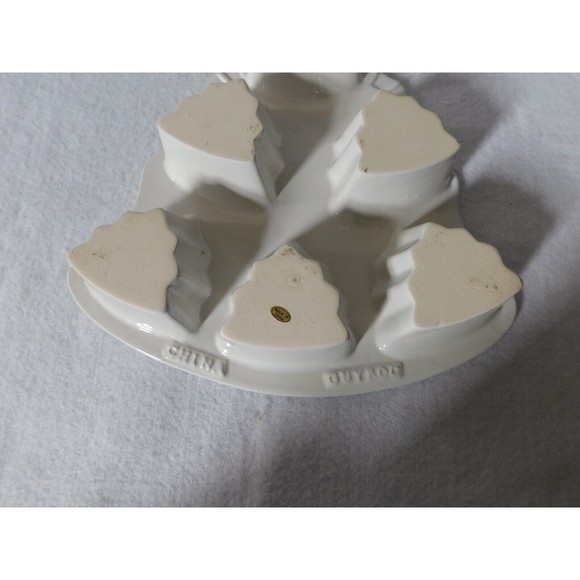Christmas Holiday Ceramic Bakeware 6 Tree Mold - Picture 5 of 5